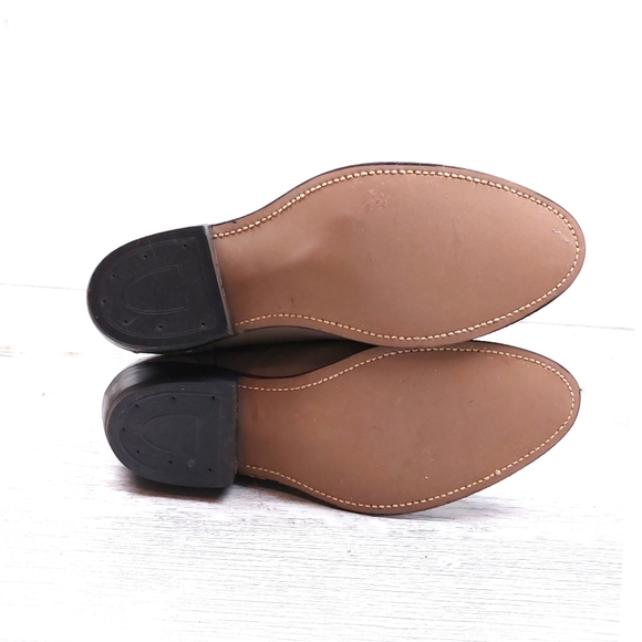 Genuine Leather Mens 10.5 EETaupe Gray Western Boots Brand New! - Picture 10 of 11